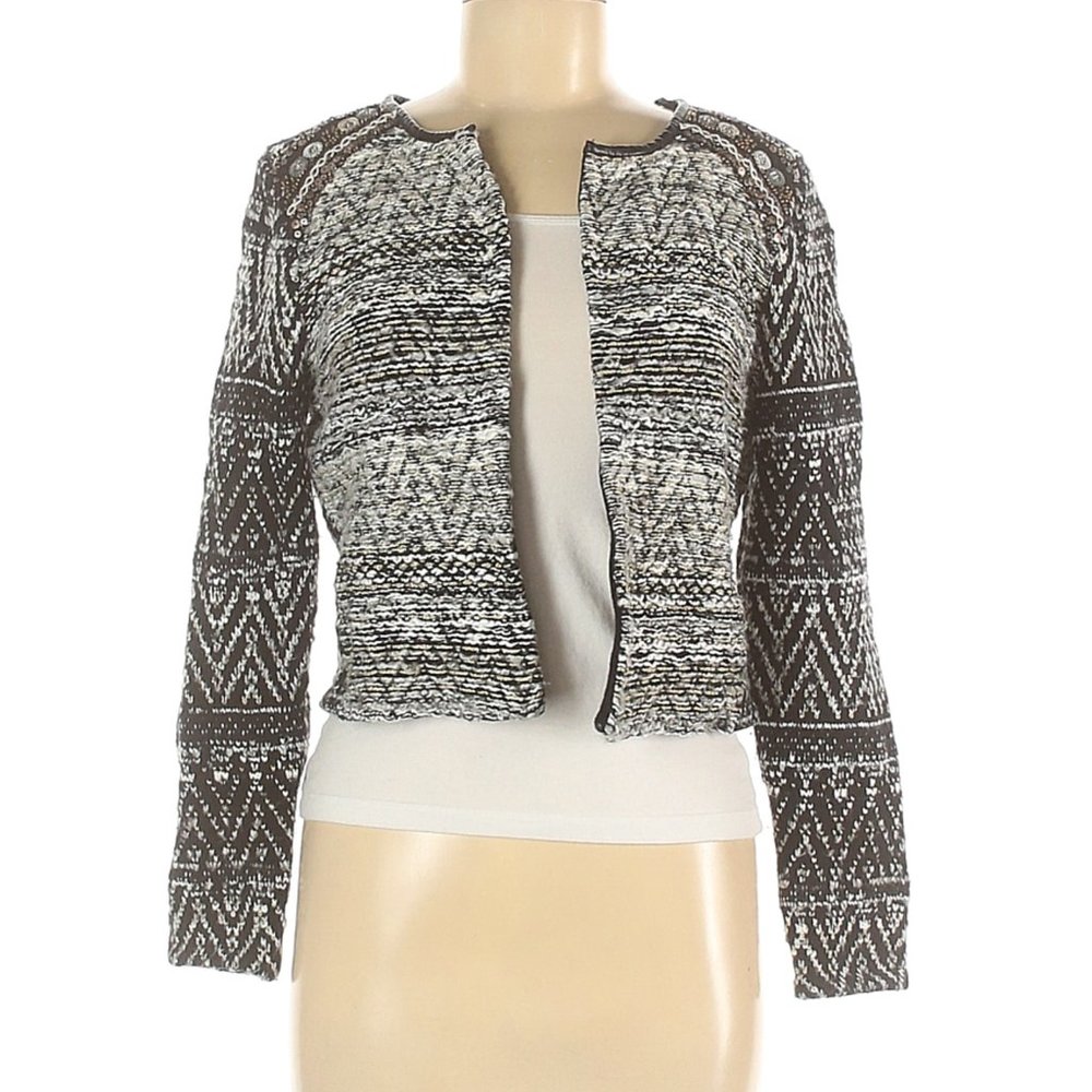 H&M Cropped Tweed-like Jacket